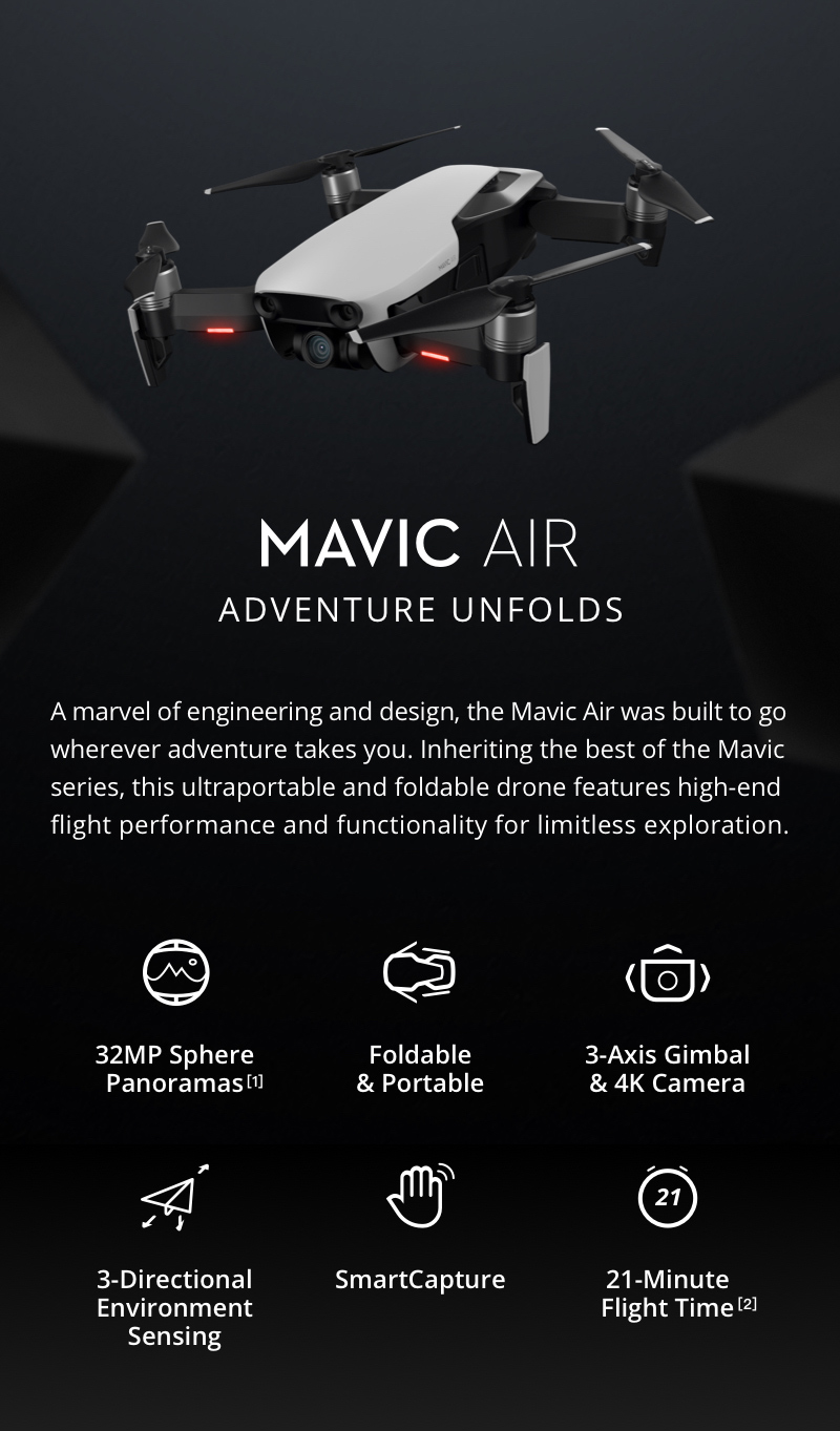 Caracteristicas dji mavic air deals