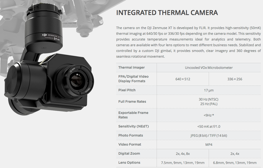 zenmuse xt cost