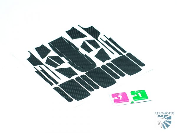 Carbon sticker (black) (Spark)