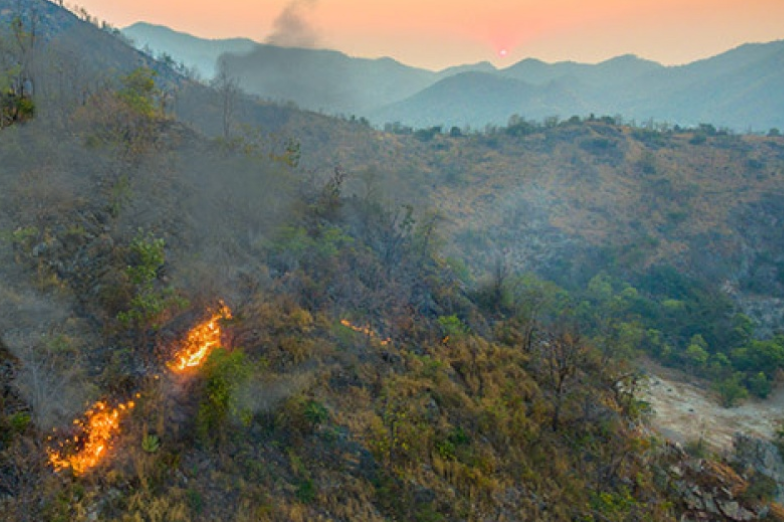 fire drone monitoring