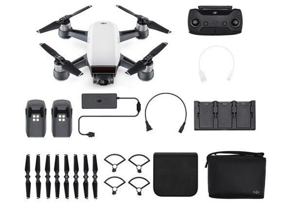 DJI Spark Fly More Combo Alpine White (Certified Refurbished)