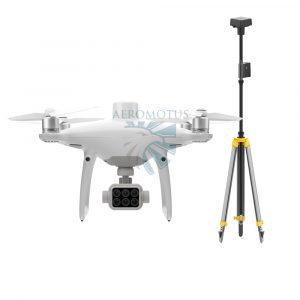 DJI P4 Multispectral + D-RTK 2 High Precision GNSS Mobile Station Combo